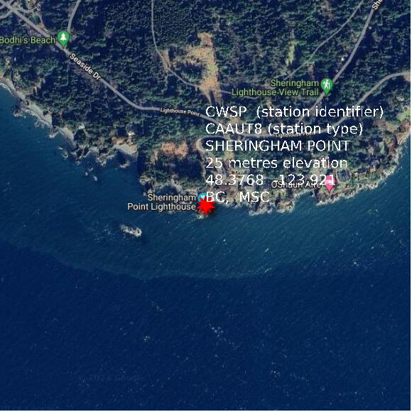 map at zoomlvl 1x1 kilometres for SHERINGHAM POINT