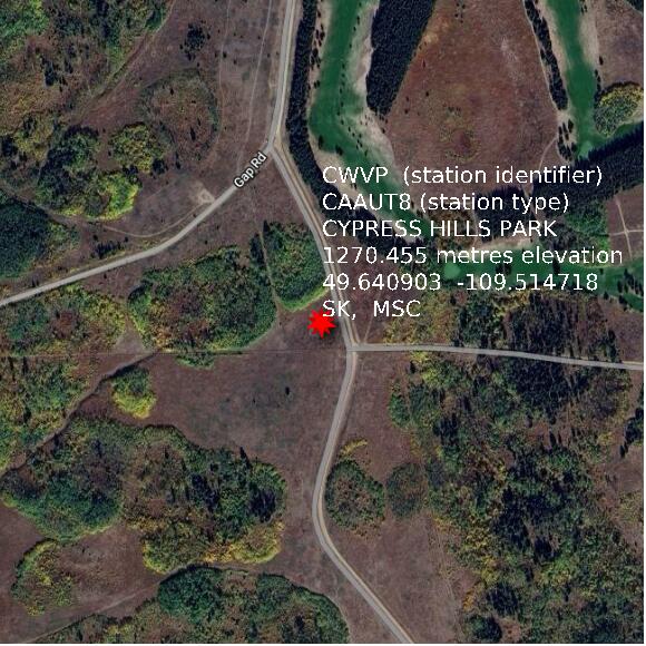 map at zoomlvl 1x1 kilometres for CYPRESS HILLS PARK