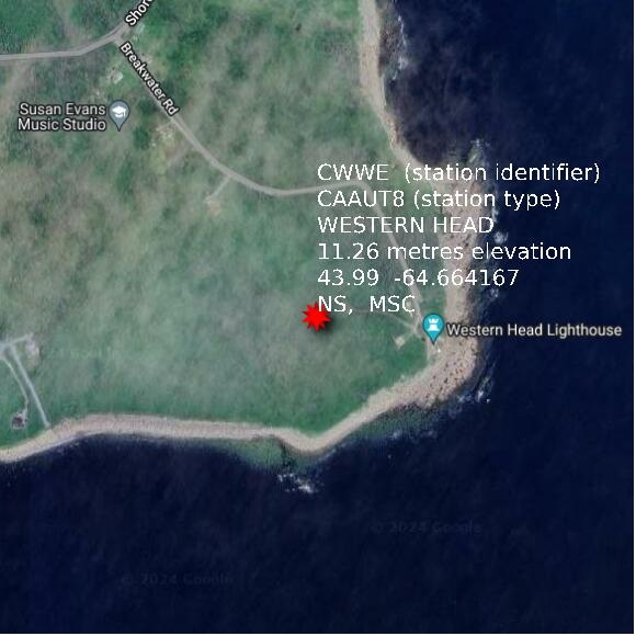 map at zoomlvl 1x1 kilometres for WESTERN HEAD