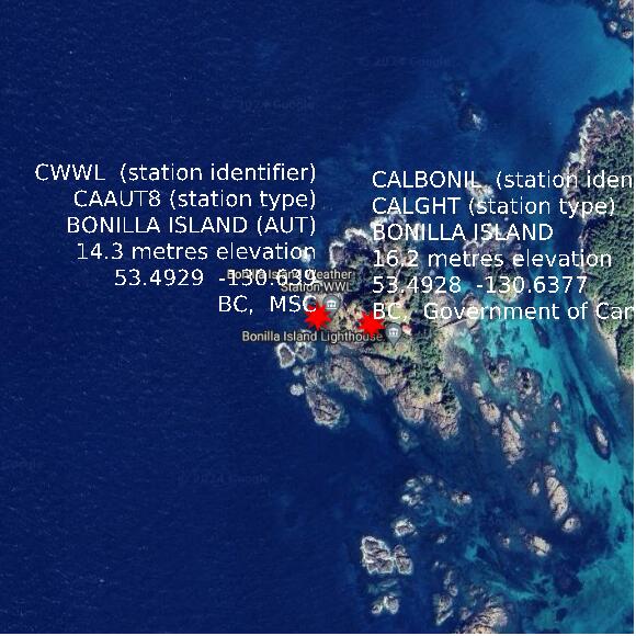 map at zoomlvl 1x1 kilometres for BONILLA ISLAND (AUT)