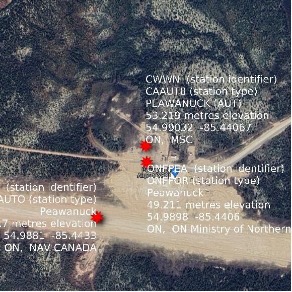map at zoomlvl 1x1 kilometres for PEAWANUCK (AUT)