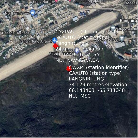 map at zoomlvl 1x1 kilometres for PANGNIRTUNG
