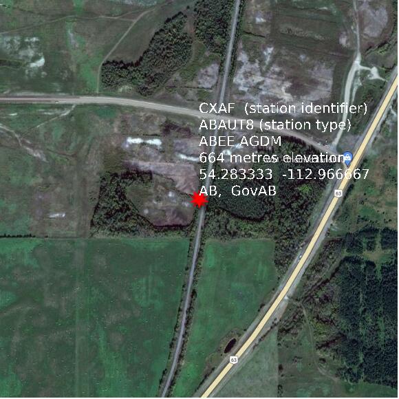 map at zoomlvl 1x1 kilometres for ABEE AGDM