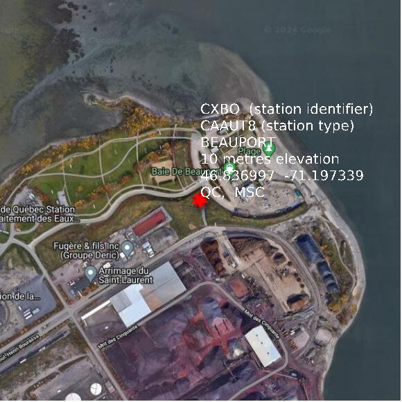 map at zoomlvl 1x1 kilometres for BEAUPORT