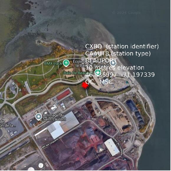 map at zoomlvl 1x1 kilometres for BEAUPORT