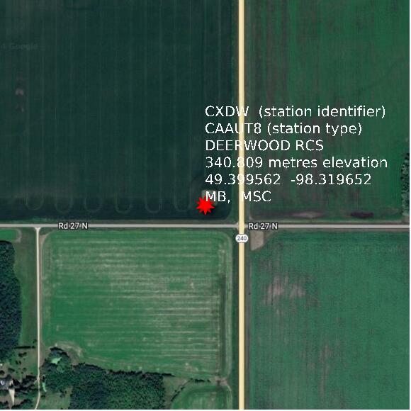 map at zoomlvl 1x1 kilometres for DEERWOOD RCS