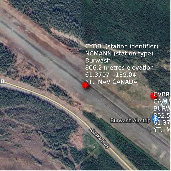 map at zoomlvl 1x1 kilometres for Burwash