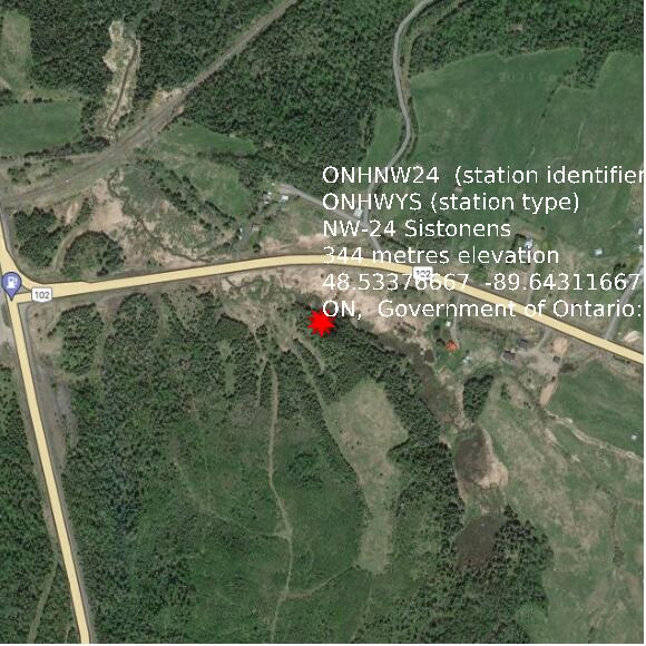 map at zoomlvl 1x1 kilometres for NW-24 Sistonens