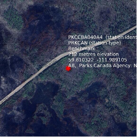map at zoomlvl 1x1 kilometres for Benchmark