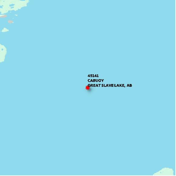 map at zoomlvl 60x60 kilometres for GREAT SLAVE LAKE