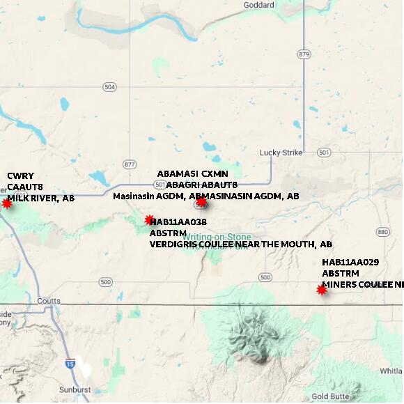 map at zoomlvl 60x60 kilometres for Masinasin AGDM