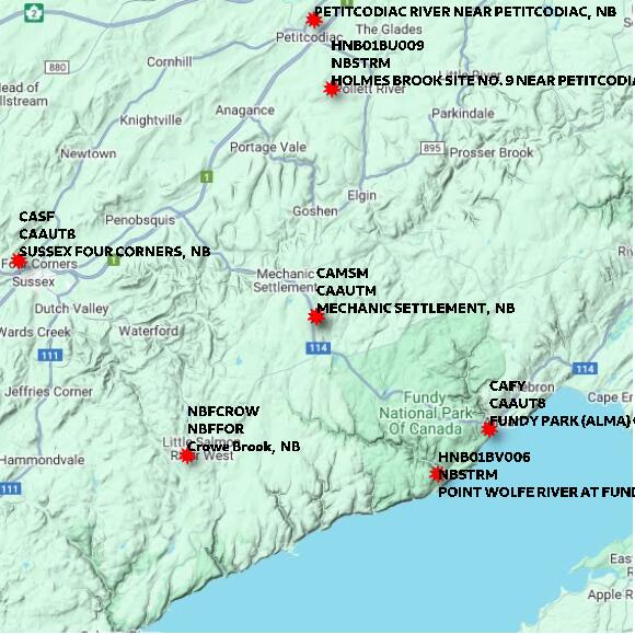 map at zoomlvl 60x60 kilometres for MECHANIC SETTLEMENT