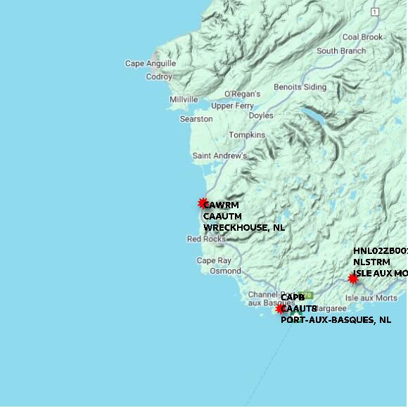 map at zoomlvl 60x60 kilometres for WRECKHOUSE