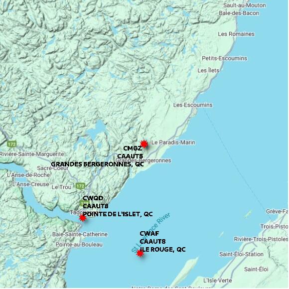 map at zoomlvl 60x60 kilometres for GRANDES BERGERONNES