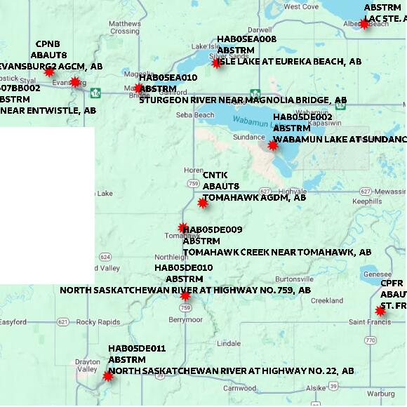 map at zoomlvl 60x60 kilometres for TOMAHAWK AGDM