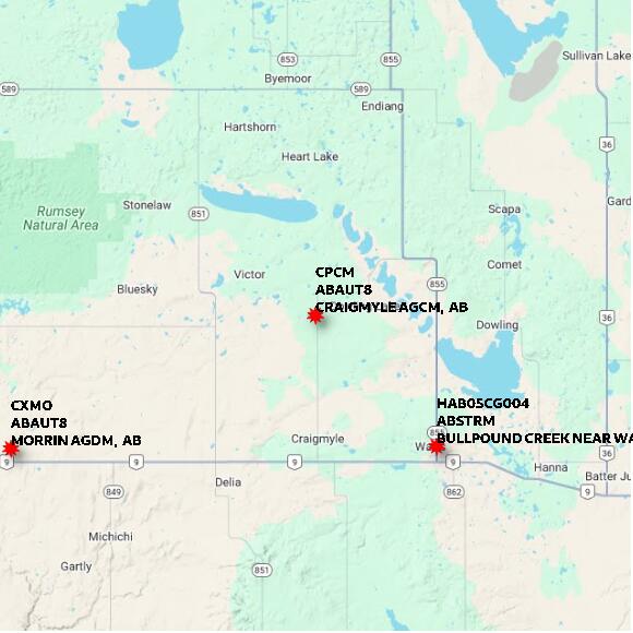 map at zoomlvl 60x60 kilometres for CRAIGMYLE AGCM