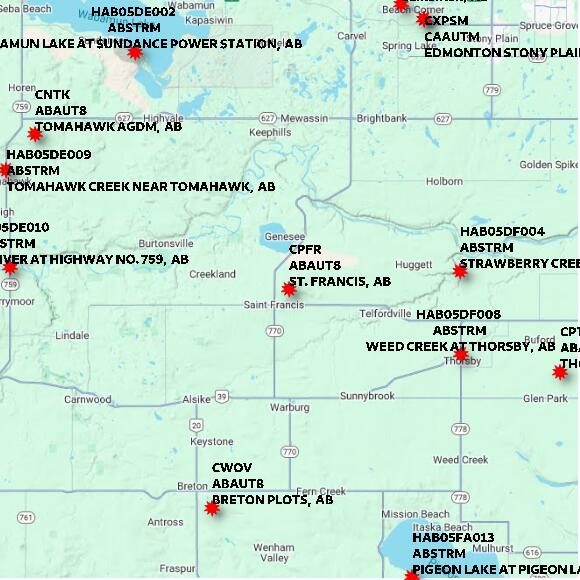 map at zoomlvl 60x60 kilometres for ST. FRANCIS