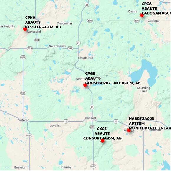 map at zoomlvl 60x60 kilometres for GOOSEBERRY LAKE AGCM