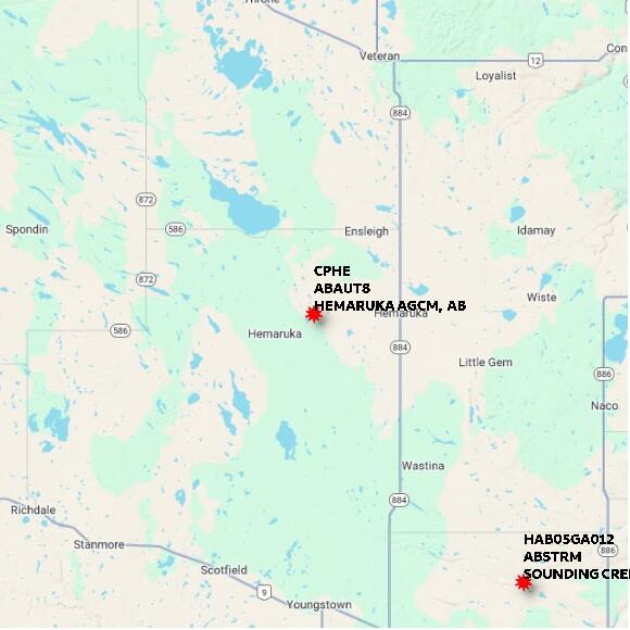 map at zoomlvl 60x60 kilometres for HEMARUKA AGCM