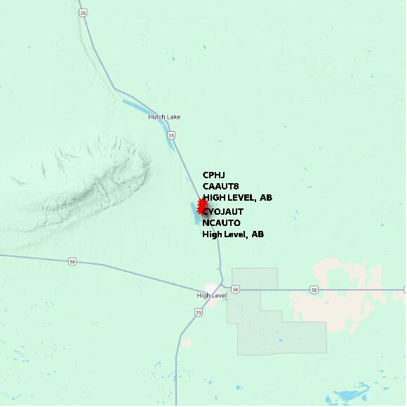 map at zoomlvl 60x60 kilometres for HIGH LEVEL