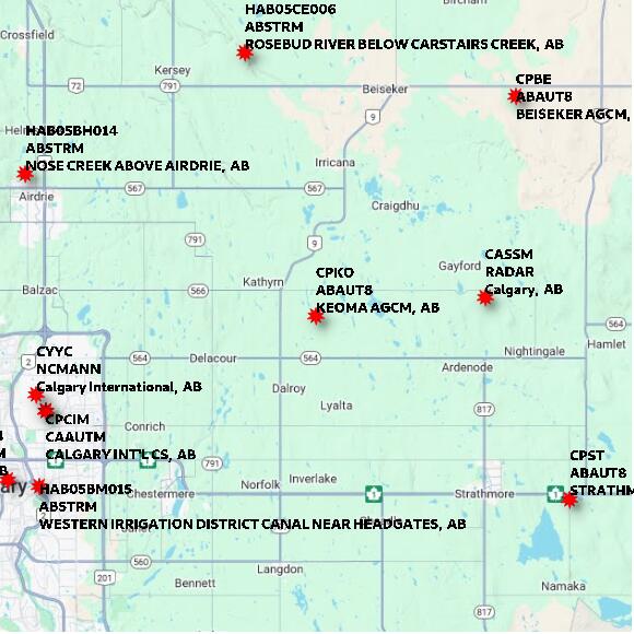 map at zoomlvl 60x60 kilometres for KEOMA AGCM