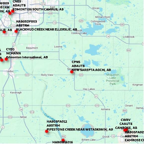 map at zoomlvl 60x60 kilometres for NEW SAREPTA AGCM