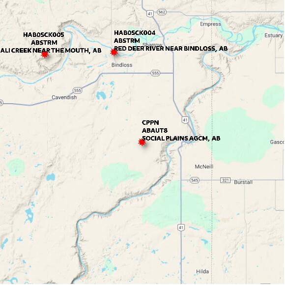 map at zoomlvl 60x60 kilometres for SOCIAL PLAINS AGCM