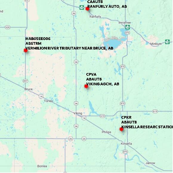 map at zoomlvl 60x60 kilometres for VIKING AGCM