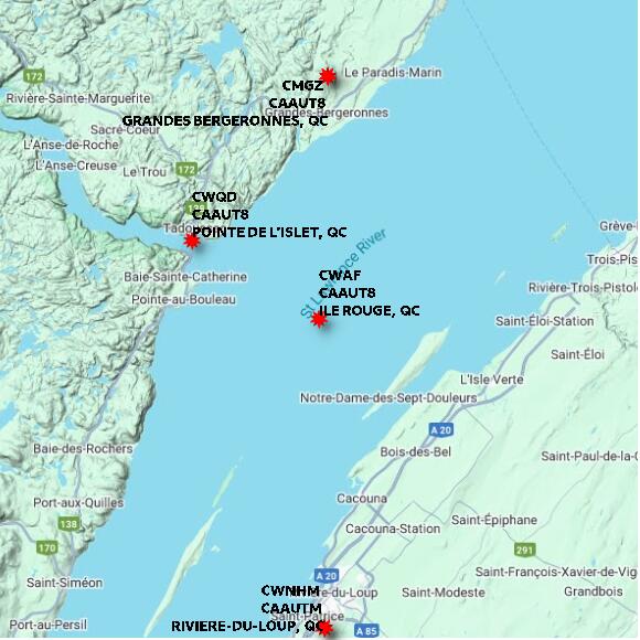 map at zoomlvl 60x60 kilometres for ILE ROUGE