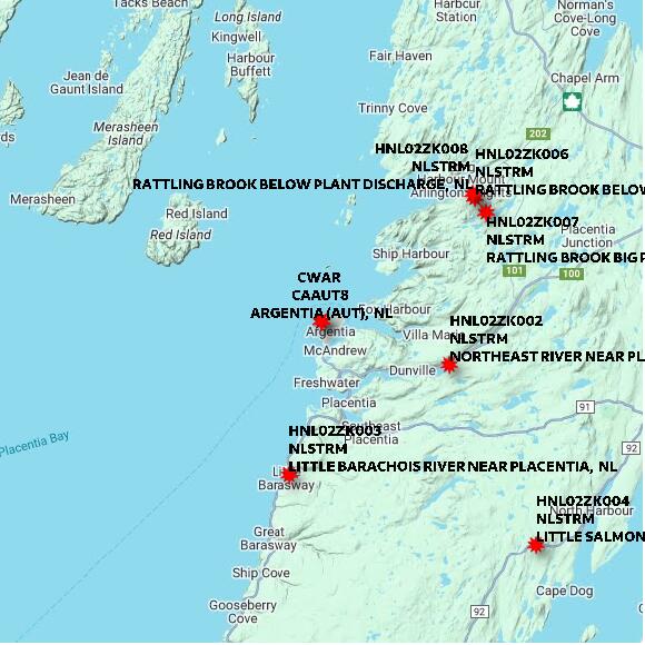 map at zoomlvl 60x60 kilometres for ARGENTIA (AUT)