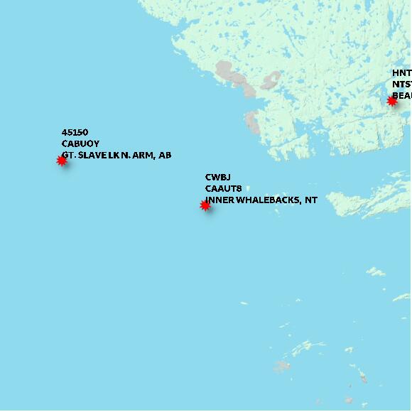 map at zoomlvl 60x60 kilometres for INNER WHALEBACKS