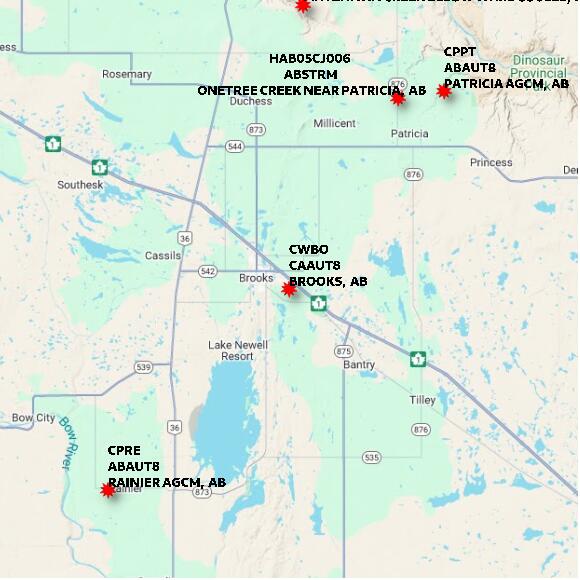 map at zoomlvl 60x60 kilometres for BROOKS