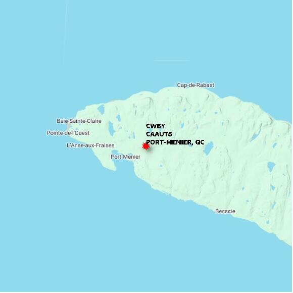 map at zoomlvl 60x60 kilometres for PORT-MENIER