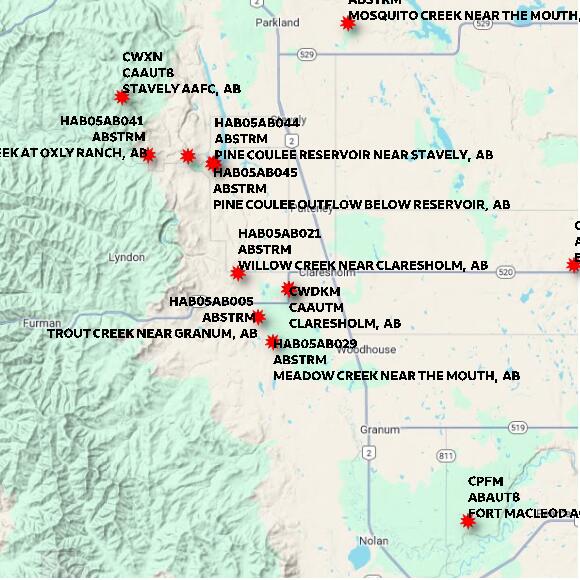map at zoomlvl 60x60 kilometres for CLARESHOLM