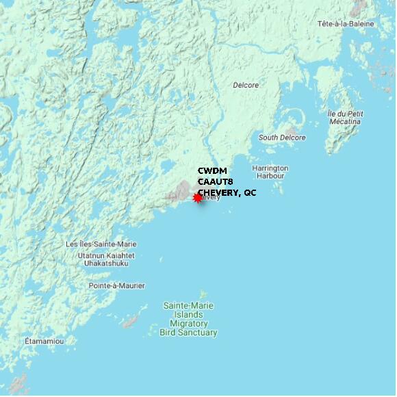 map at zoomlvl 60x60 kilometres for CHEVERY