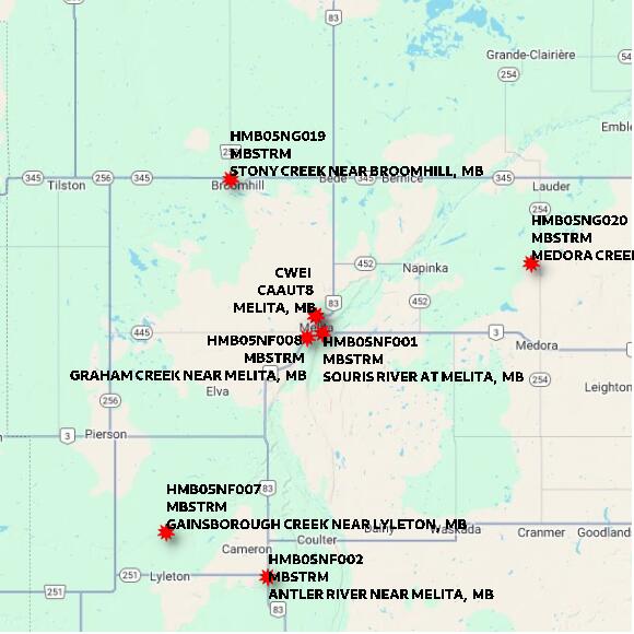 map at zoomlvl 60x60 kilometres for MELITA