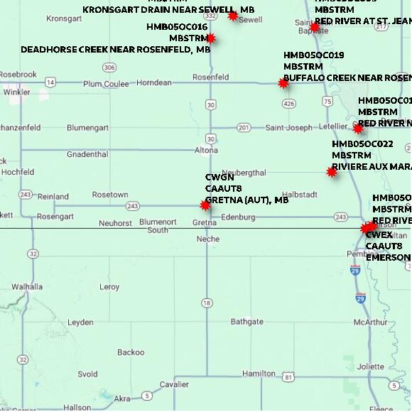 map at zoomlvl 60x60 kilometres for GRETNA (AUT)