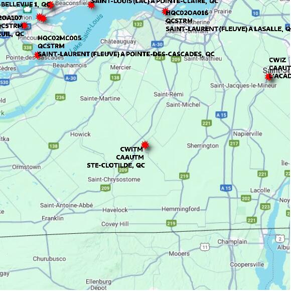 map at zoomlvl 60x60 kilometres for STE-CLOTILDE