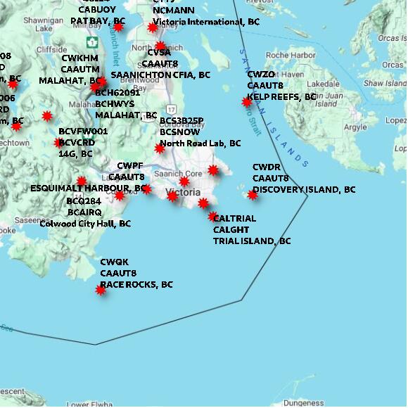 map at zoomlvl 60x60 kilometres for VICTORIA GONZALES CS