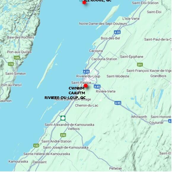 map at zoomlvl 60x60 kilometres for RIVIERE-DU-LOUP