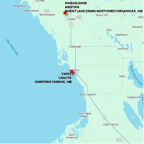 map at zoomlvl 60x60 kilometres for OAK POINT MARINE