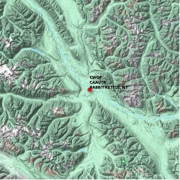 map at zoomlvl 60x60 kilometres for RABBIT KETTLE