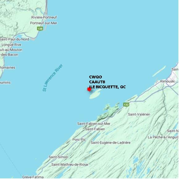 map at zoomlvl 60x60 kilometres for ILE BIQUETTE