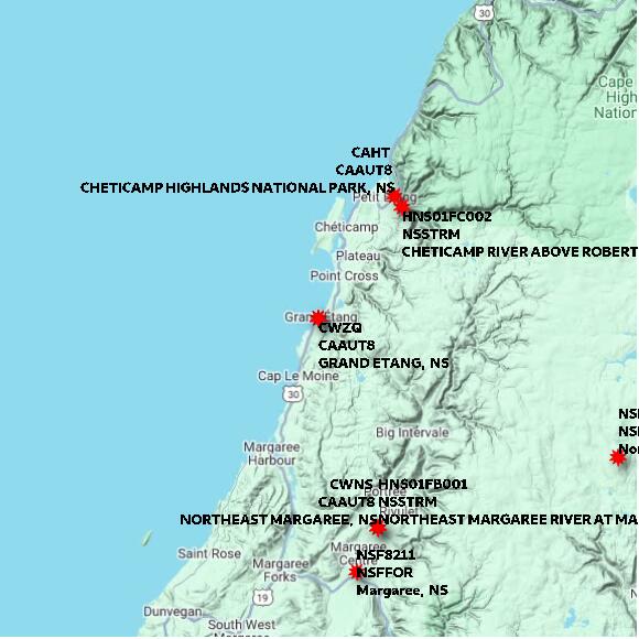 map at zoomlvl 60x60 kilometres for GRAND ETANG