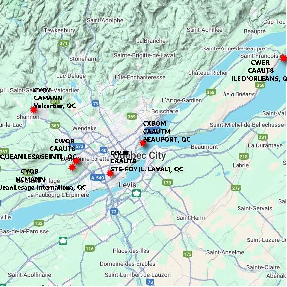 map at zoomlvl 60x60 kilometres for BEAUPORT