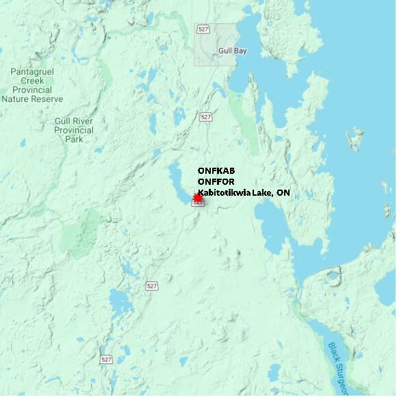 map at zoomlvl 60x60 kilometres for Kabitotikwia Lake